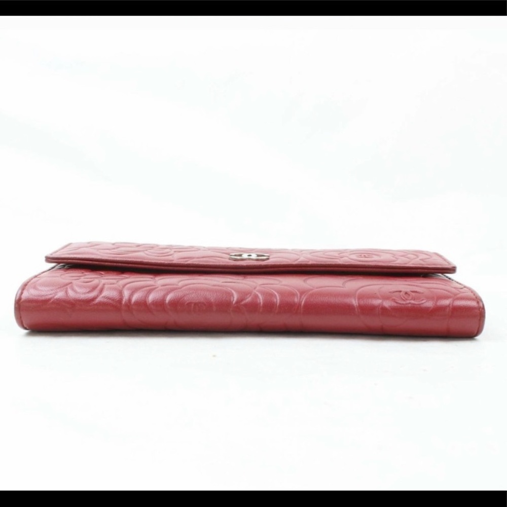 Authentic Chanel Camellia Long Wallet - Picture 3 of 12